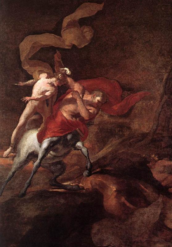 PUGET, Pierre The Education of Achilles by Chiron ar